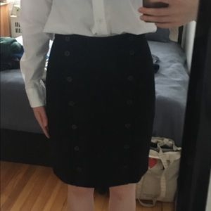 Burberry black pencil skirt